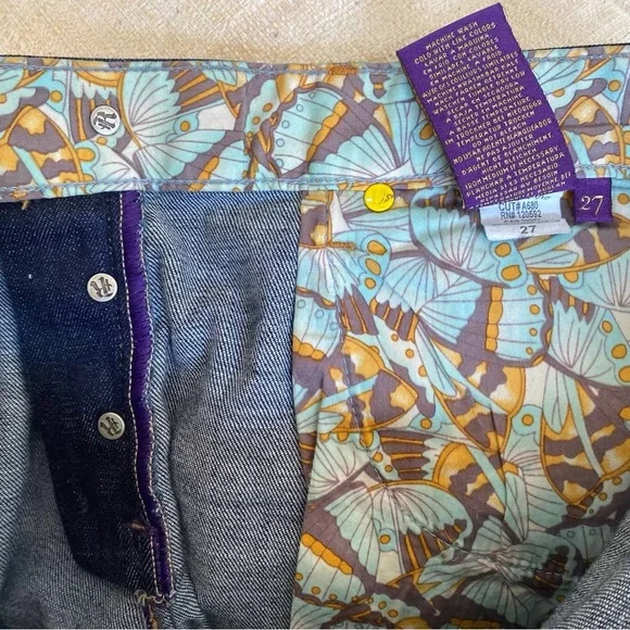 Rich & Skinny Jeans in Twilight Vintage Dark Denim Low Rise Size 27